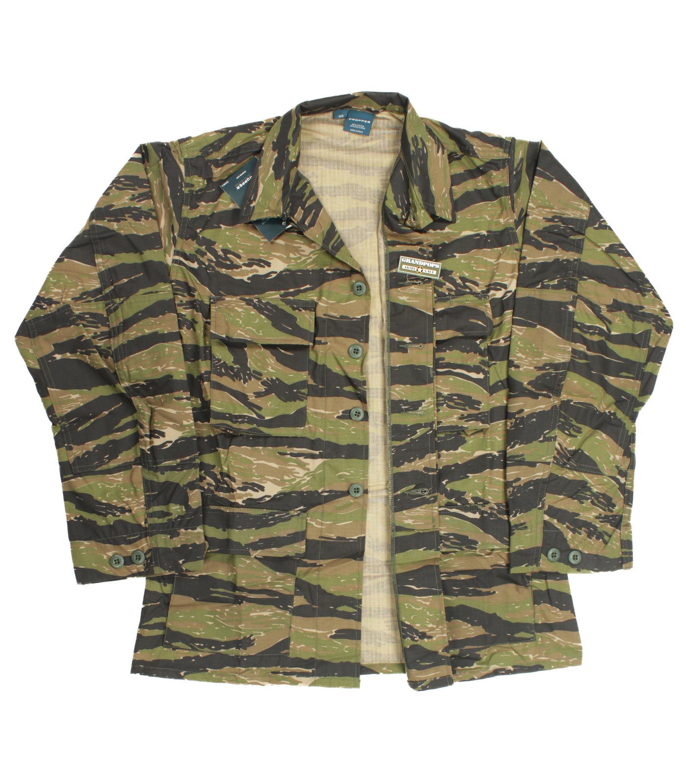 Tiger Stripe Camo BDU Jacket - 60/40 Rip-Stop | PROPPER Military