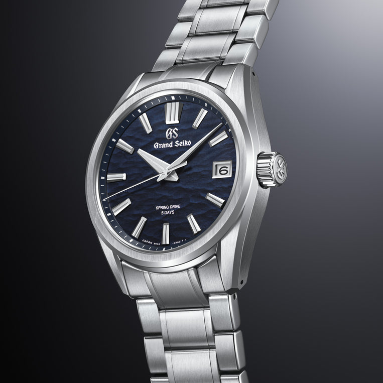 Grand Seiko Spring Drive 5 Days SLGA021 Lake Suwa Blue Dial Watch