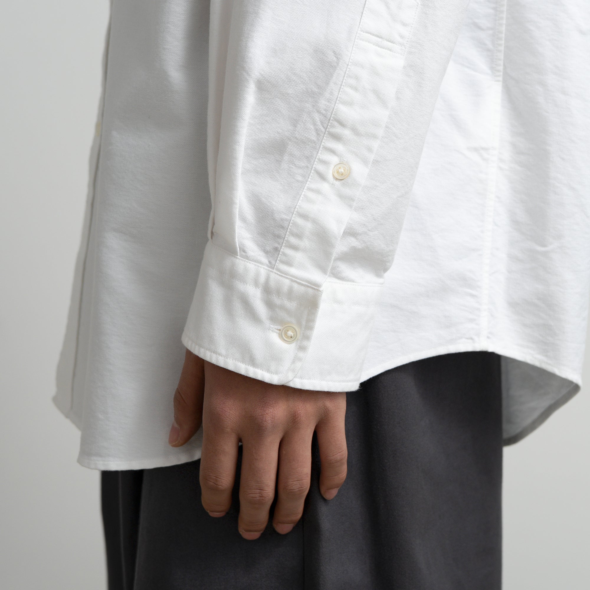 BASIC] Oxford L/S Oversized B.D Shirt – Graphpaper KYOTO｜グラフ
