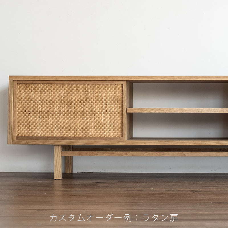 TV Board 1800 | オーク/ウォルナット無垢材 | 北欧家具 北欧