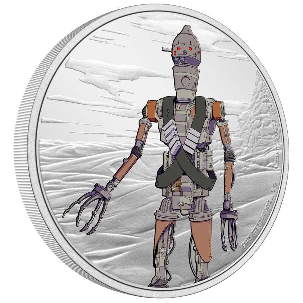 2021 Niue The Mandalorian IG-11 Colorized 1 oz Silver Coin NGC