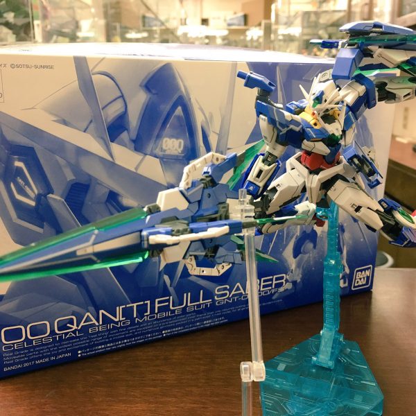 RG ダブルオークアンタフルセイバー｜ピザ屋さんのガンプラ作品