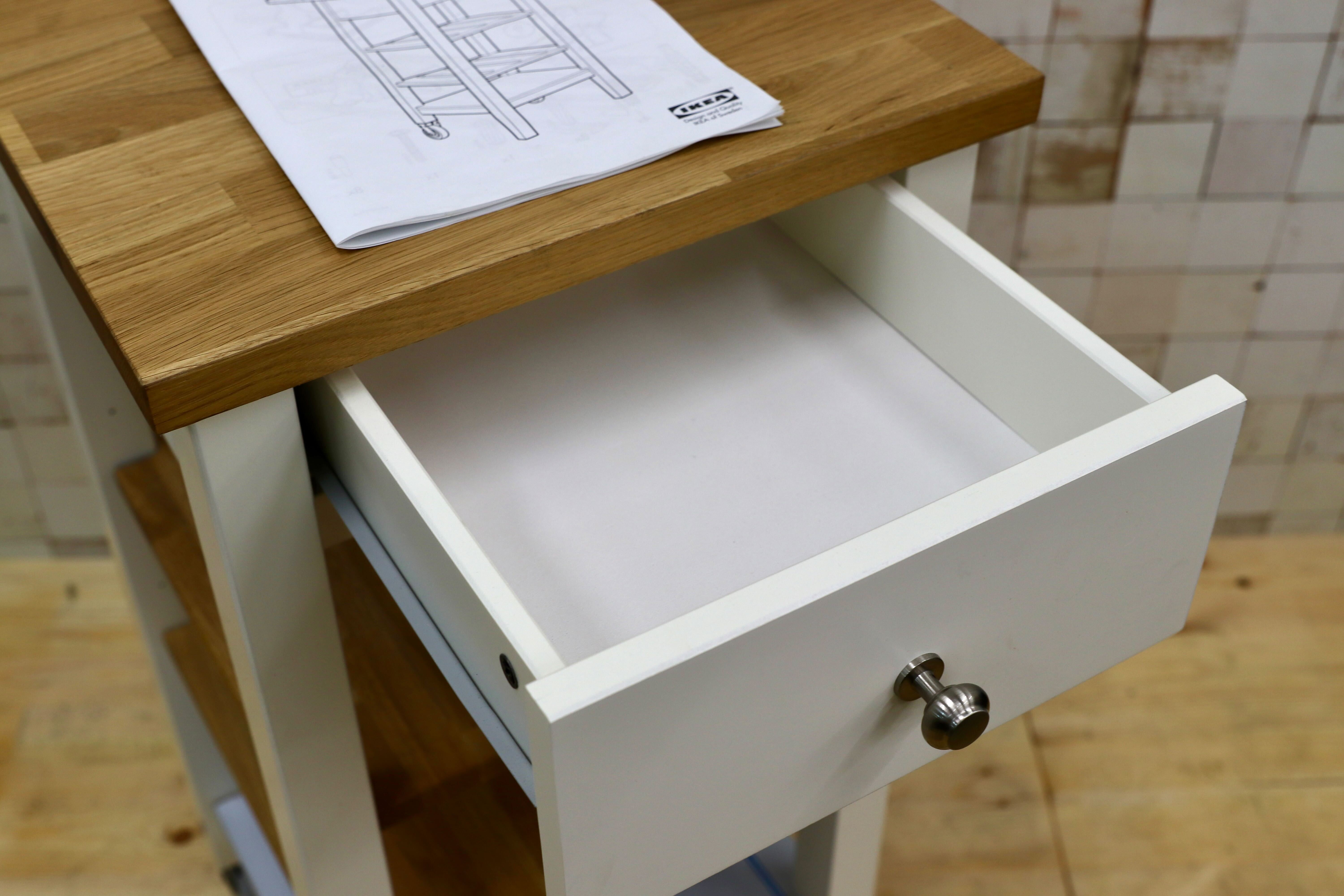 GMHN128○IKEA / イケア STENSTORP ステンストルプ キッチンワゴン