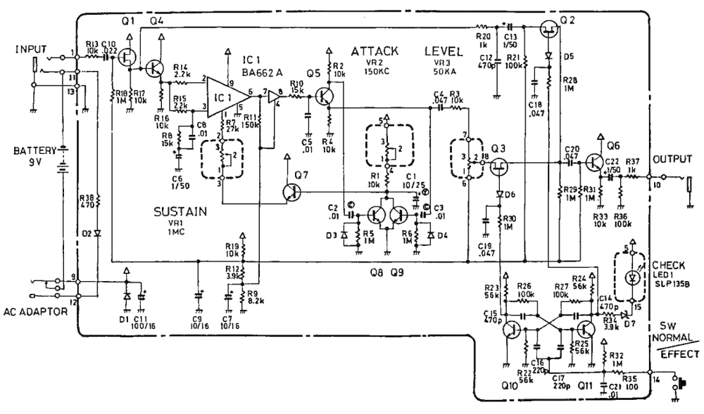 BOSS CS-2 コンプレッション・サスティナー - DIY Fx and Synthesizer