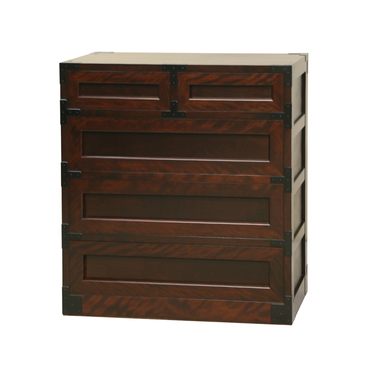507型金具付整理タンス Chest of drawers N.507 with decorative