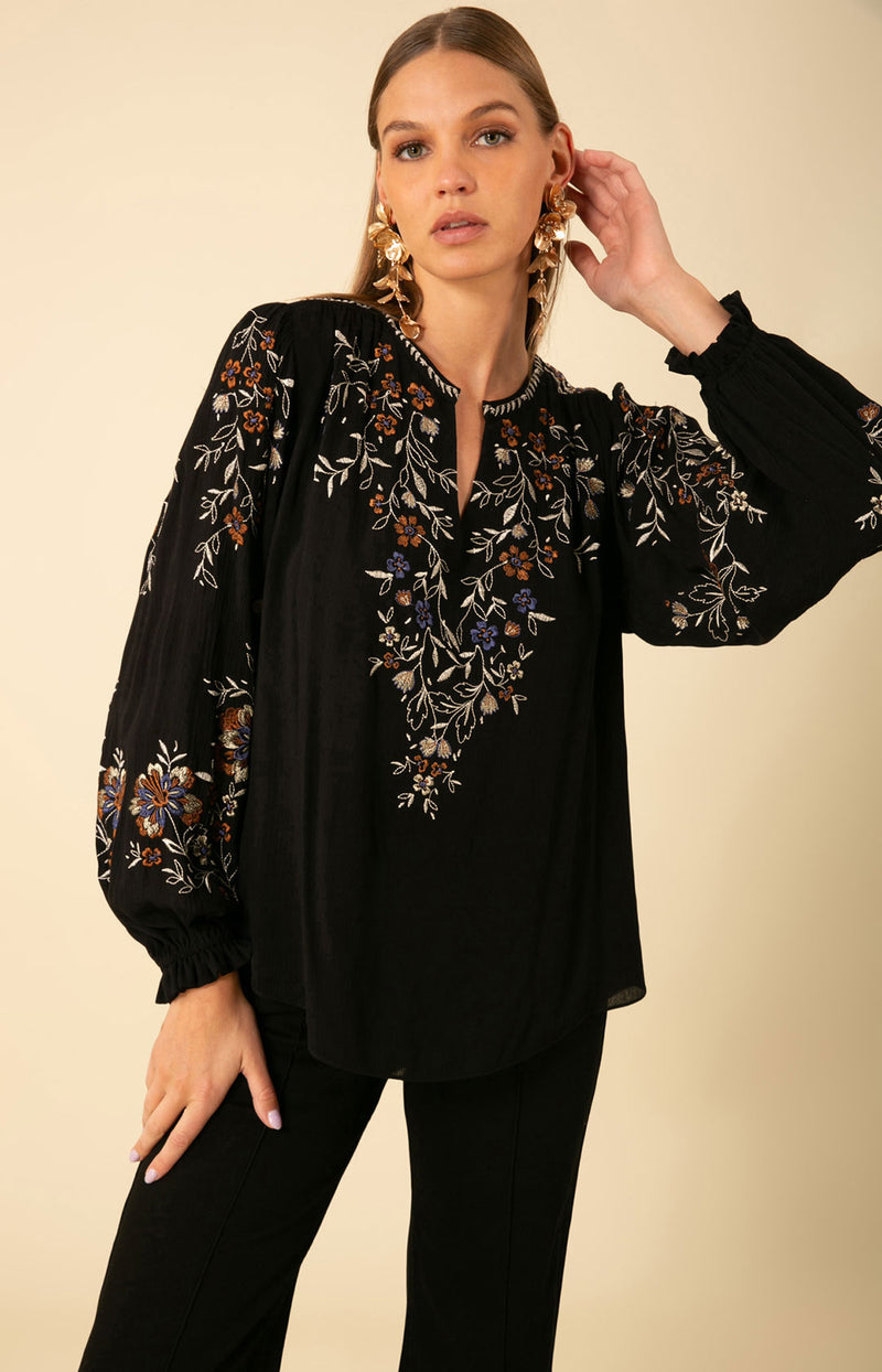 Royalty Embroidered Top