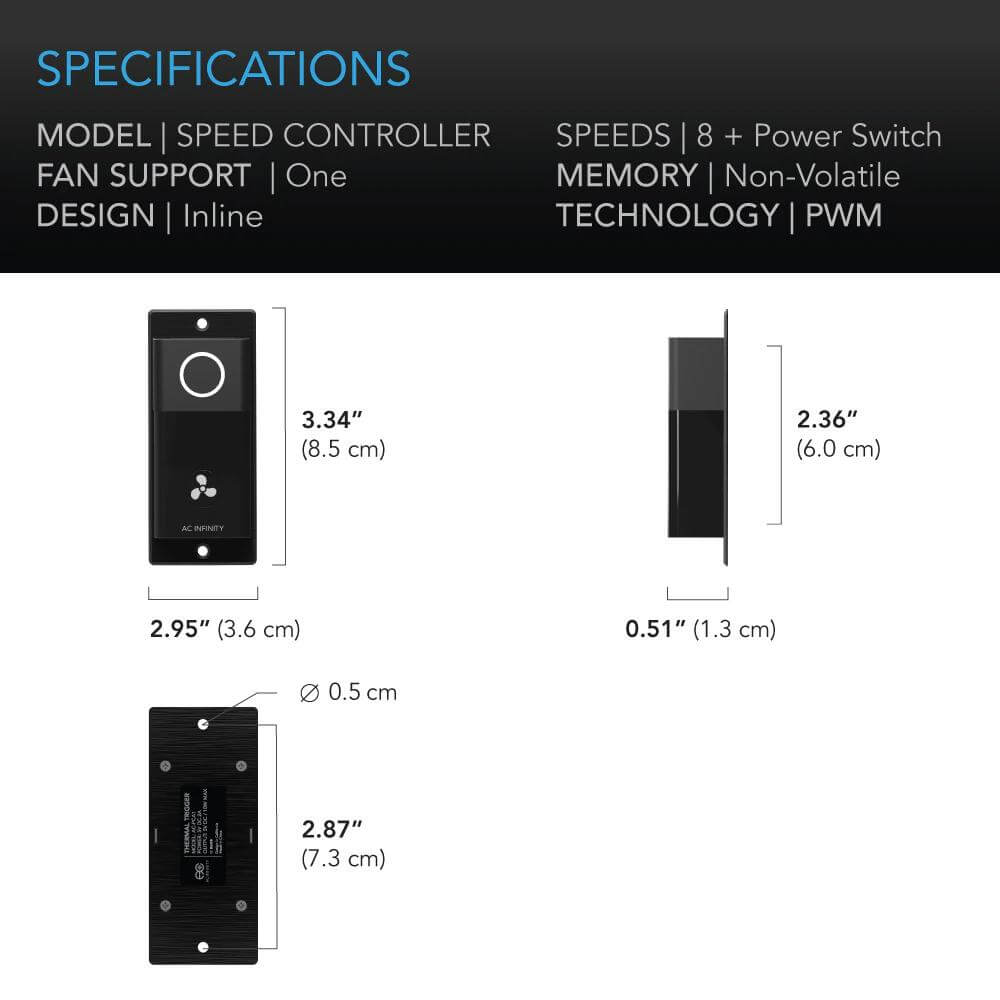 Cloudline T6 AC Infinity Fan with Controller 69 Pro - Happy Hydro