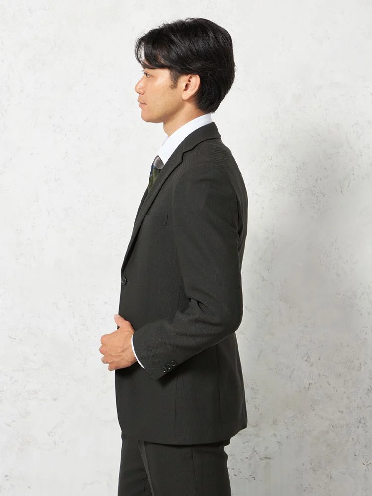 スリーピーススーツ 2つボタン【WEB限定】上下ウォッシャブル 小柄