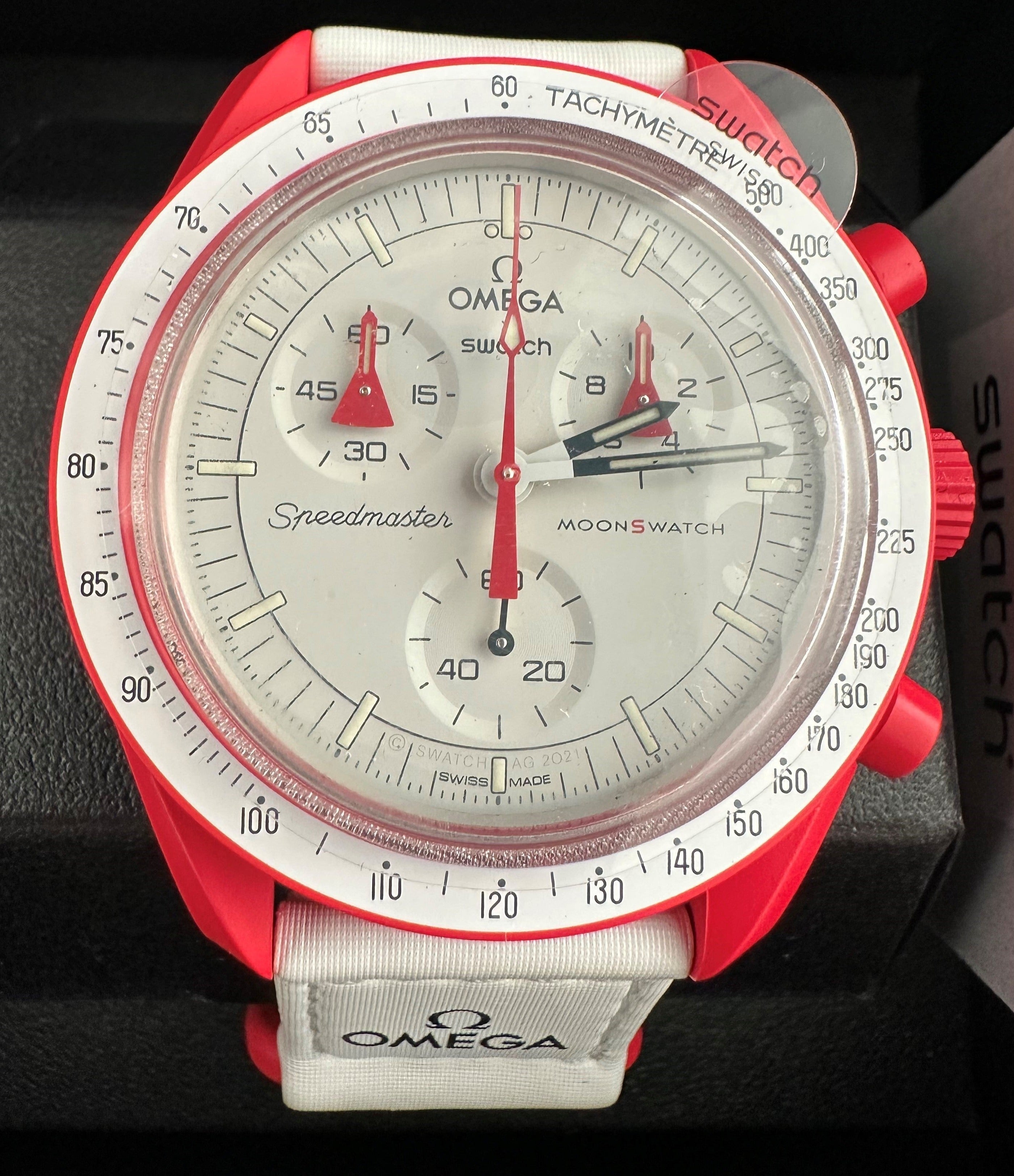 Omega Swatch Bioceramic Moonswatch 