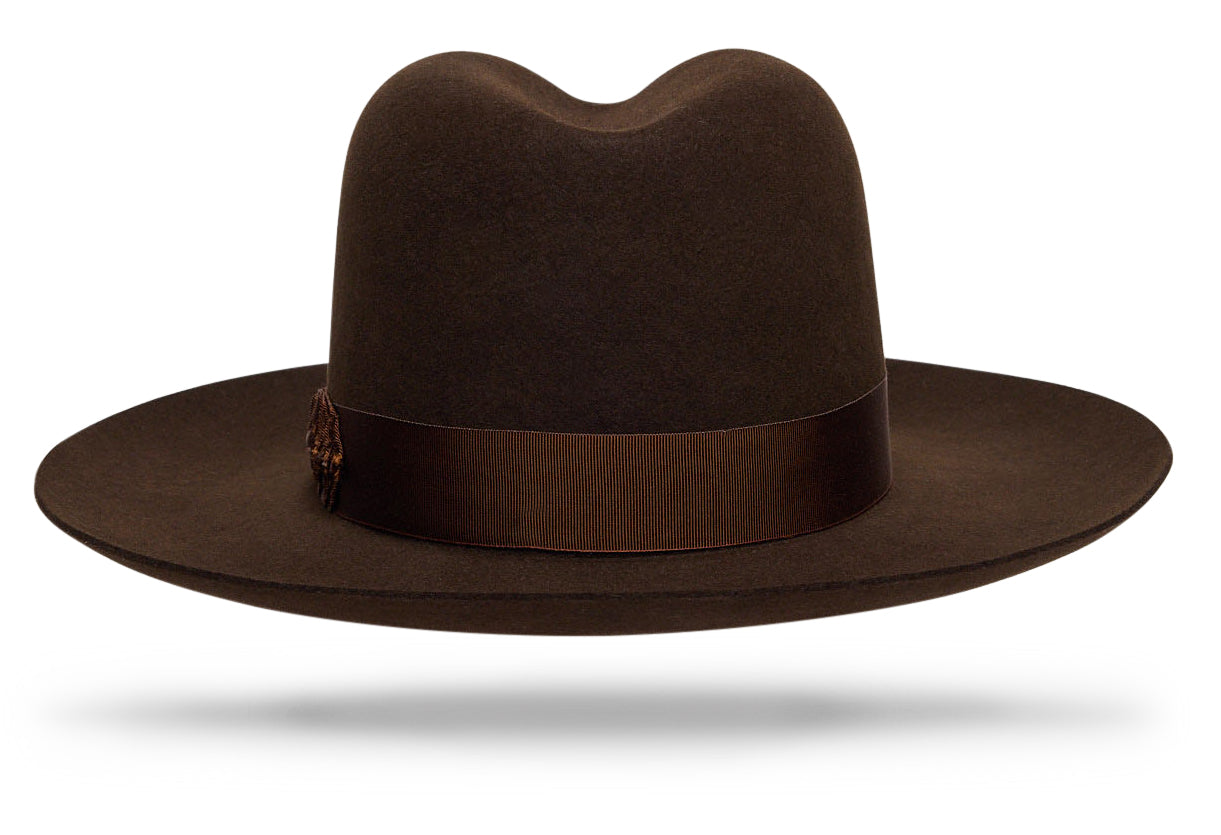 Jager Wide Brim Chocolate - Worth & Worth - Hat Maker - Custom Hats