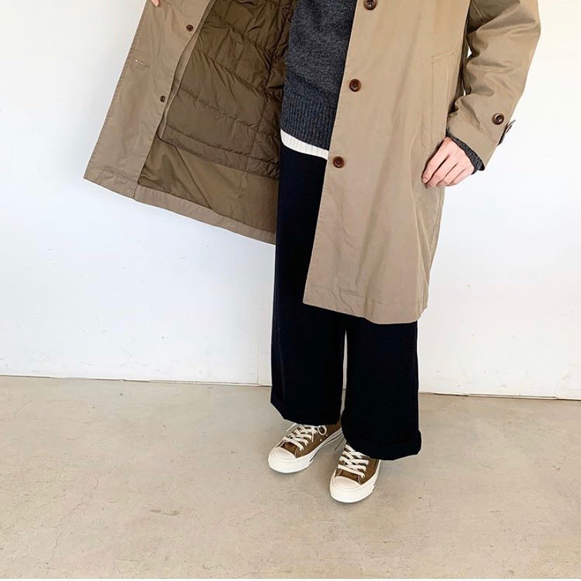 毎年定番の MHL COTTON NYLON CANVAS 取り外せる 長袖のダウンライナー