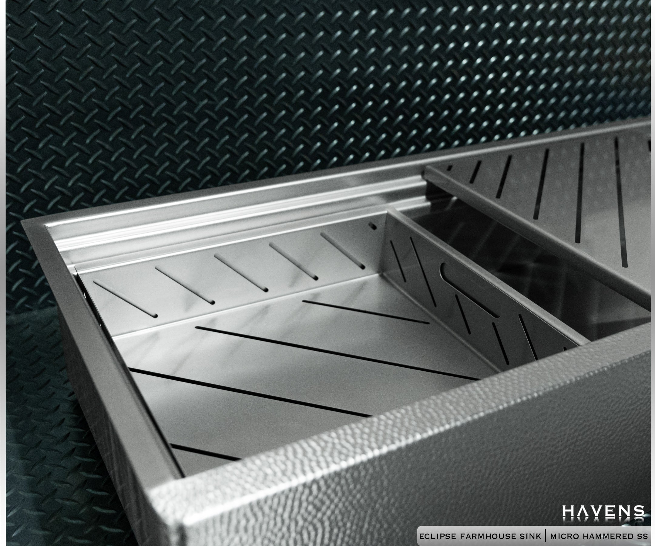 Eclipse Farmhouse Sink - USA Made Stainless Steel - Havens