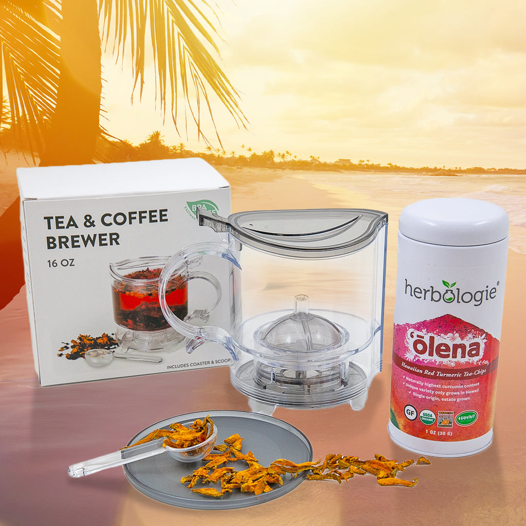 Hawaiian Red Turmeric Tea Gift Set | Hawaii Nutrition Company