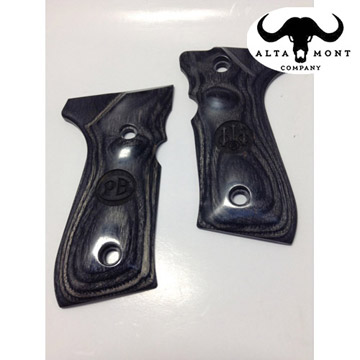 アルタモント 木製グリップ M92F アルチマ マーク入 黒｜Grip