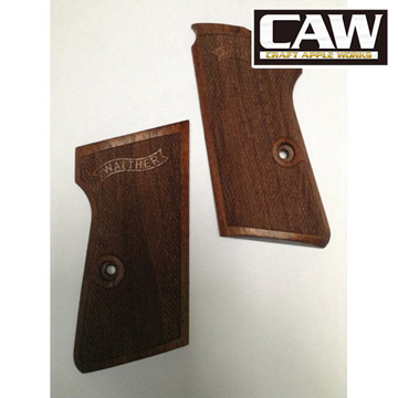 CAW 木製グリップ マルゼン PPK/S 用 ワルサー バナー｜Grip（グリップ