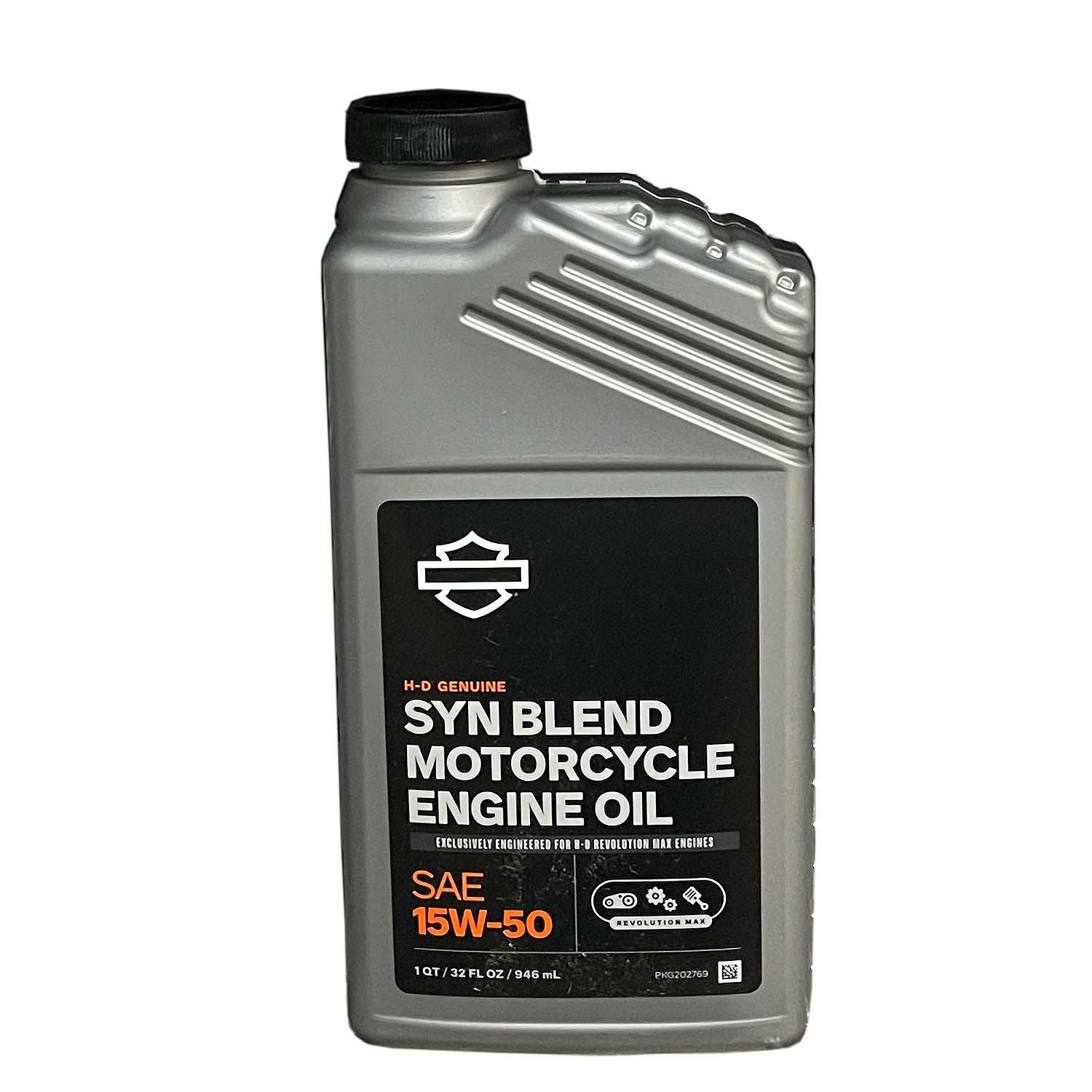 HD純正SYNブレンド モーターサイクルオイル レボリューションMAXモデル