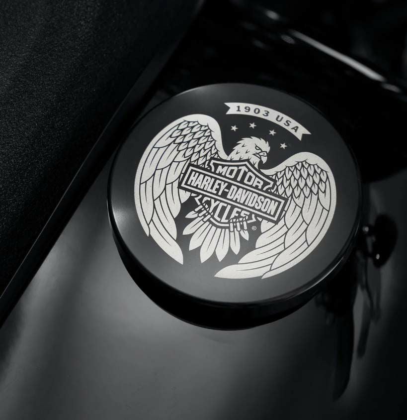 ソフテイル2018以降（M8）用フューエルキャップ（ハーレー純正