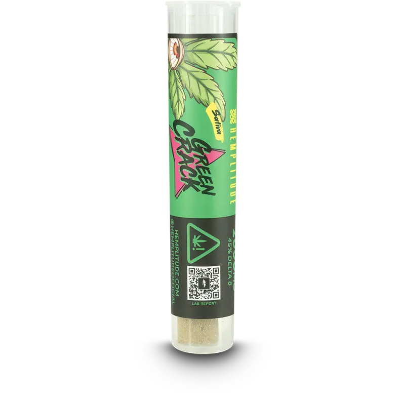 Delta 8 - 2000mg Pre-Roll - Green Crack - Hemplitude