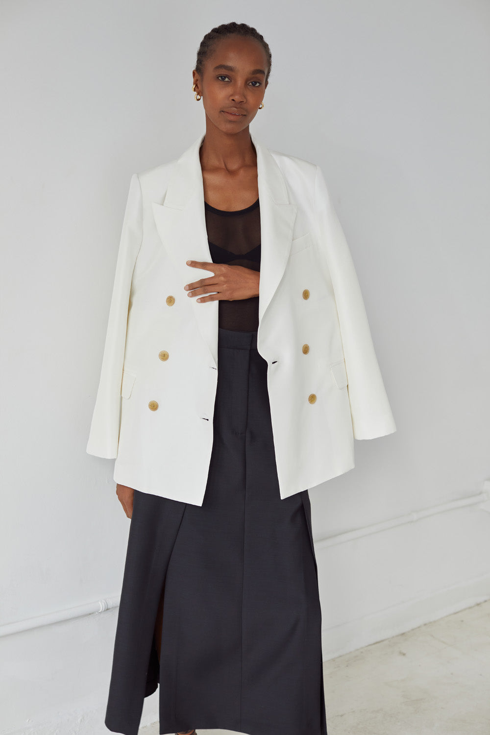 Shop the Luisa Blazer in Silk by Heirlome | Official Site
