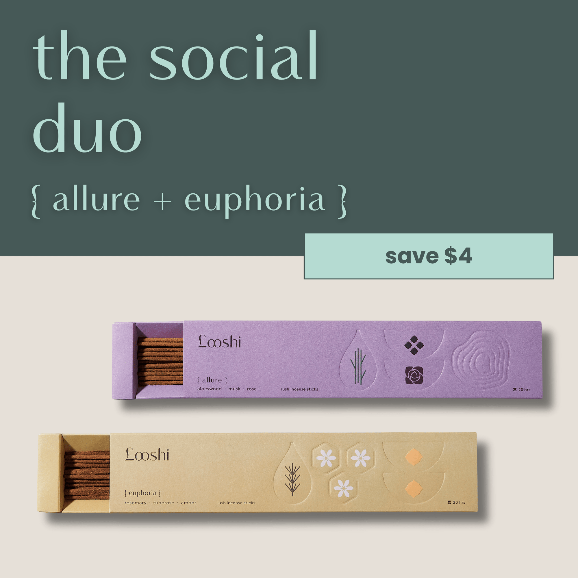 The Sanctuary Duo | Incense for Contemplation & Sacred Spaces | Looshi