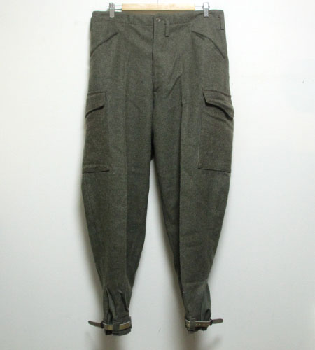 新品] デッドストック スウェーデン軍 M58ウールパンツ ： bt-281