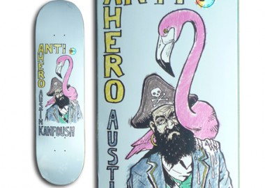 ANTI HERO x GREENSLEEVES TEAM DECK (9 x 31.5inch) デッキ スケート