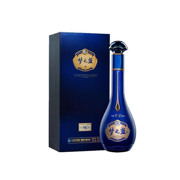 Yanghe Spirit Classic Dream Blue M6+ 52% 500ml