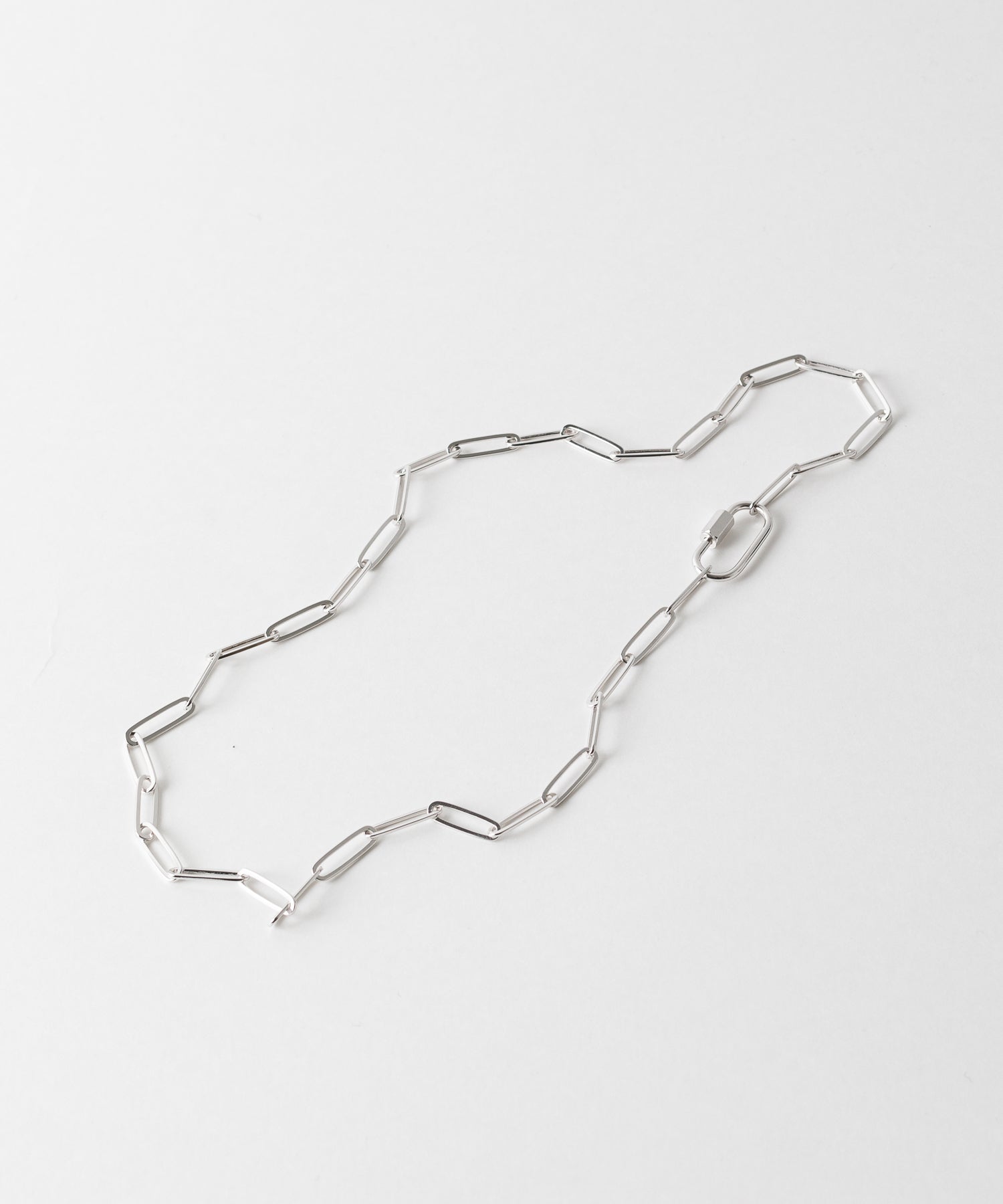 THE OBJECT/ザオブジェクト】TOKYOU KARABINA NECKLACE - SILVER
