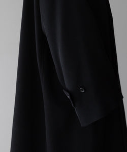 INTÉRIM/インテリム】FLUID WOOL TRICOTINE SINGLE RAGLAN COAT