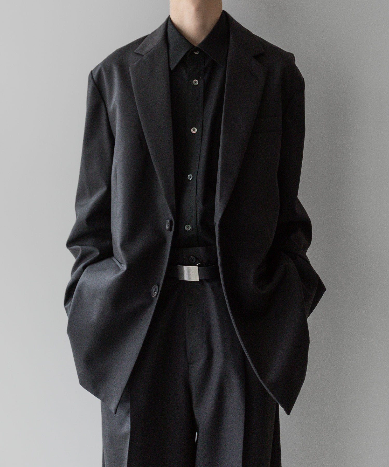 stein / シュタイン】OVERSIZED SINGLE BREASTED JACKET - DARK