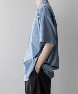stein / シュタイン】】OVERSIZED SS SHIRT - BLUE | 公式通販サイト