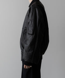 ssstein / シュタイン】LEATHER FLIGHT JACKET - BLACK | 公式通販