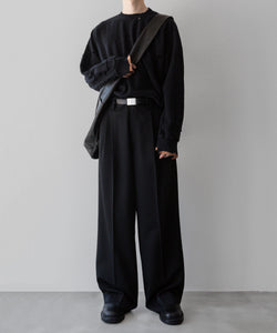 ssstein / シュタイン】OVERSIZED REBUILD SWEAT LS - BLACK | 公式