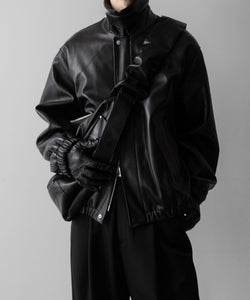 ssstein / シュタイン】LEATHER ZIP SHORT JACKET - BLACK | 公式通販
