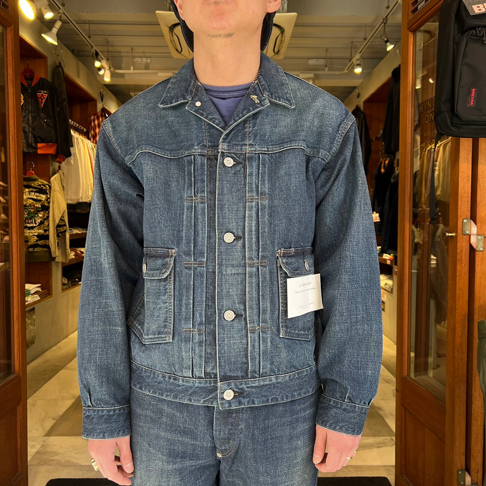 OLD JOE BRAND - LOWER FLAP POCKET JEAN JACKET - FADE INDIGO