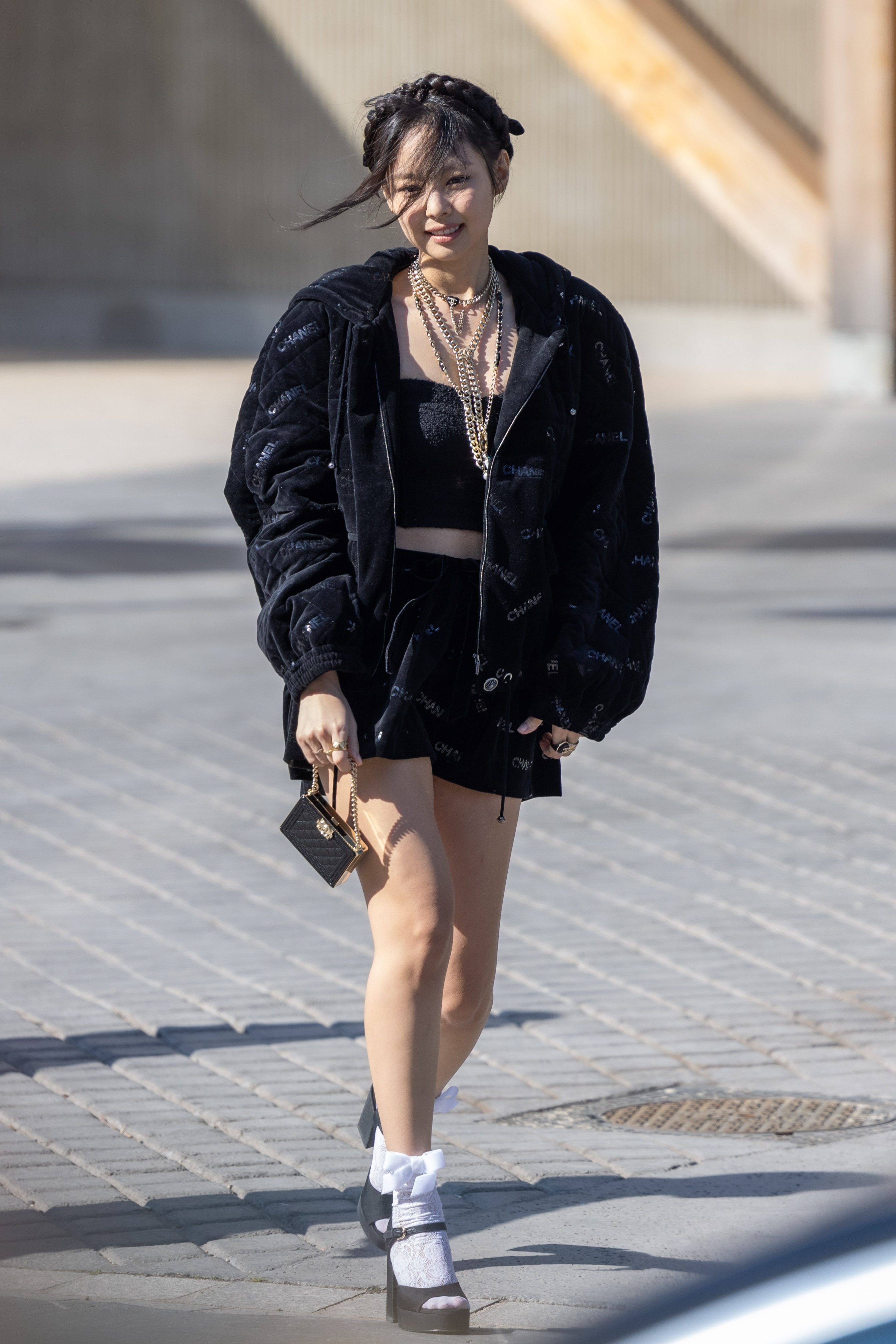 CHANELレインブーツ39 ジェニー着用