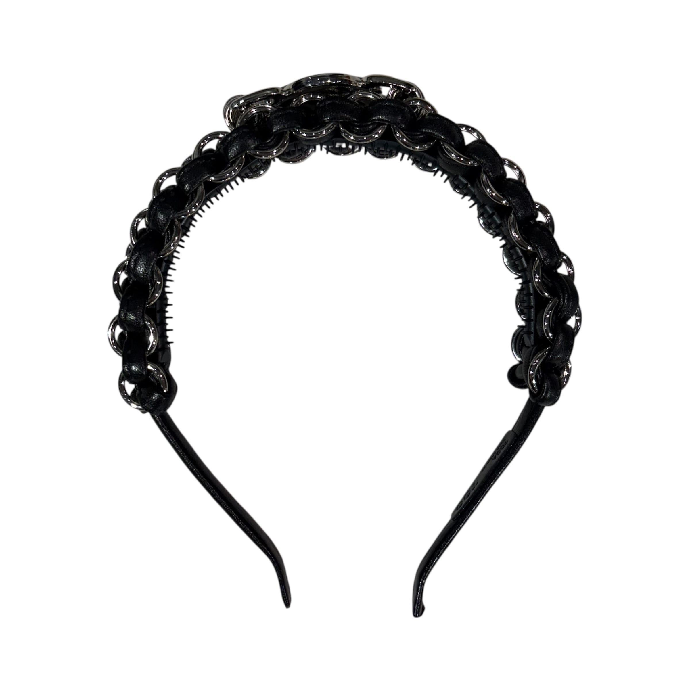 2025-26AW TOGA TOO LEATHER BRAID HEADBAND - BLACK 商品詳細｜choua