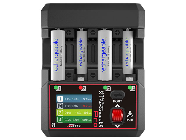 単三/ 単四充電器 AA/AAA Charger X4 Advanced EX Pro ［ AA/AAA