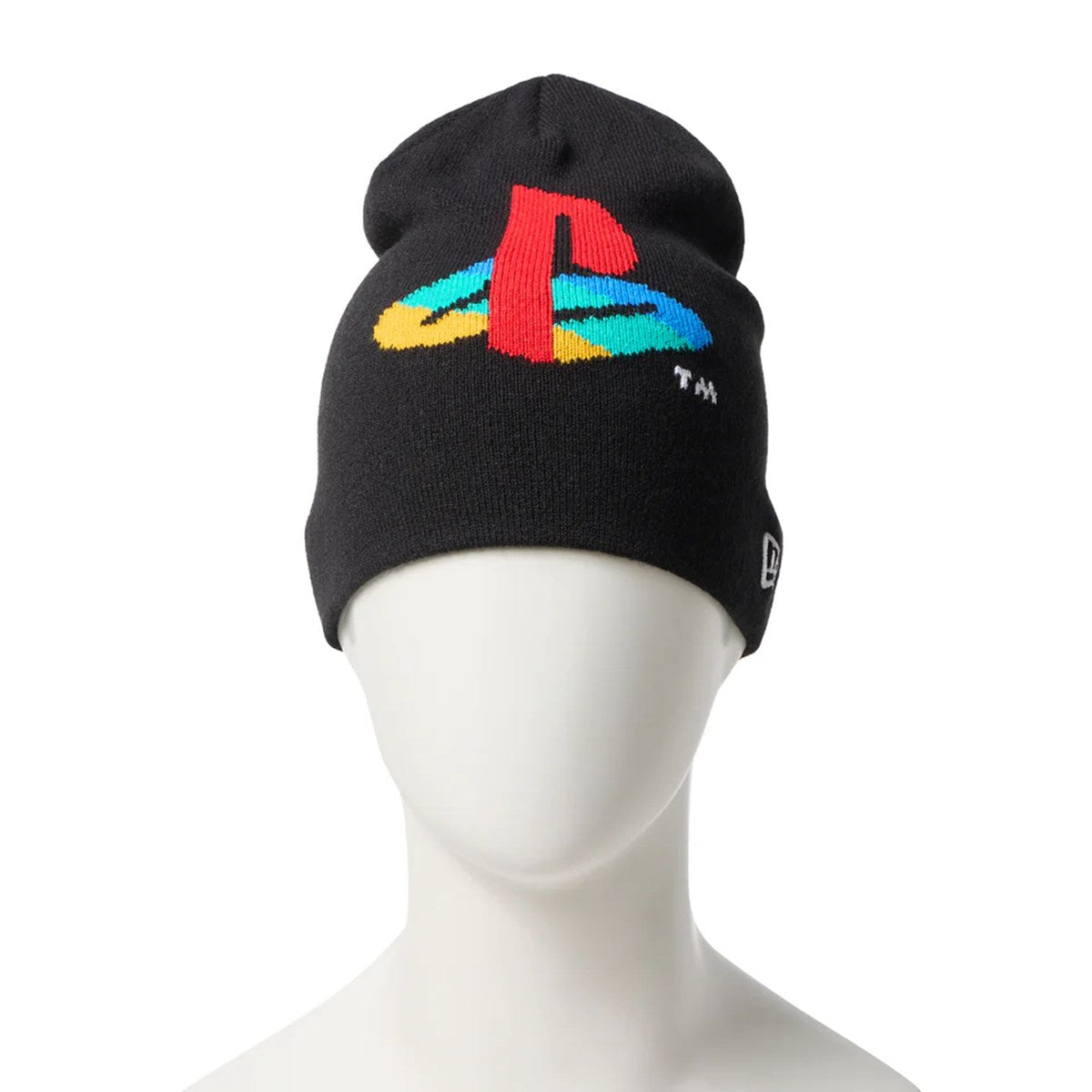 NEW ERA PLAYSTATION - BASIC BEANIE 4COLOR FAMILY MARK BLACK