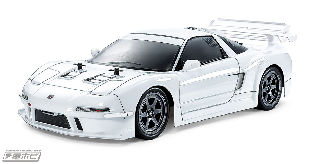 ホワイトのボディは美しく塗装済み！タミヤより電動RCカー「1/10RC