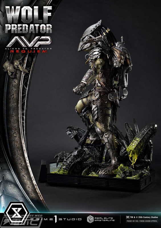 映画『AVP2 エイリアンズVS.プレデター』より、ウルフプレデターが