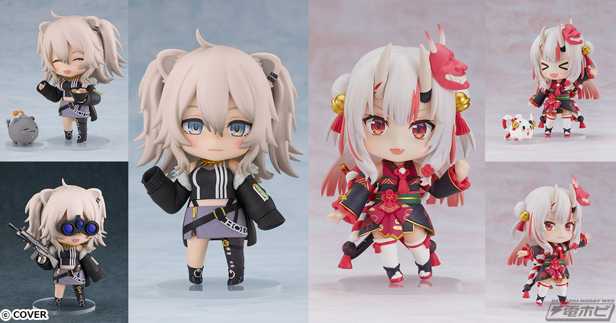 ホロライブ』2期生「百鬼あやめ」と5期生「獅白ぼたん」のねんどろいど