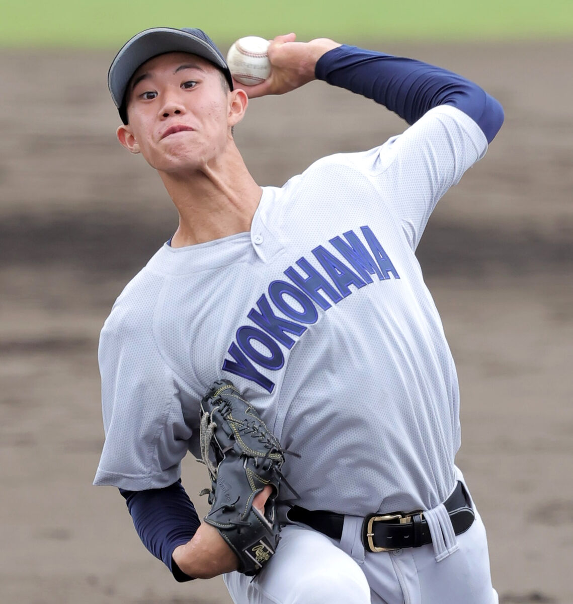 高校野球】横浜大勝発進 スーパー1年生左腕・小林鉄三郎が初戦先発 4