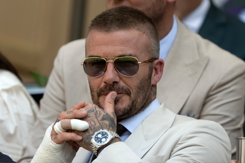 ウィンブルドンで披露された、デヴィッド・ベッカムのダイヤモンド