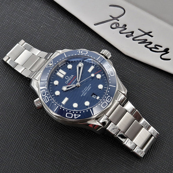 Forstner Contemporary Flat Link Omega Seamaster Watch Band