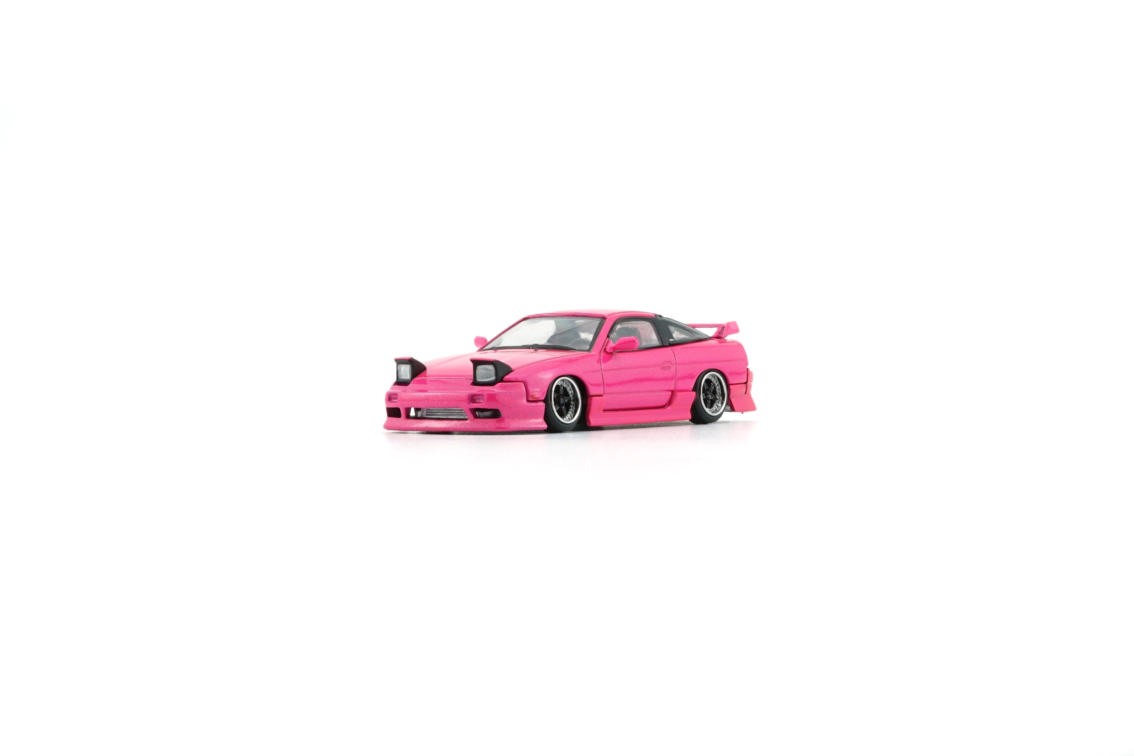 BM Creations 1:64 Nissan Silvia 180SX - Metallic Pink (RHD