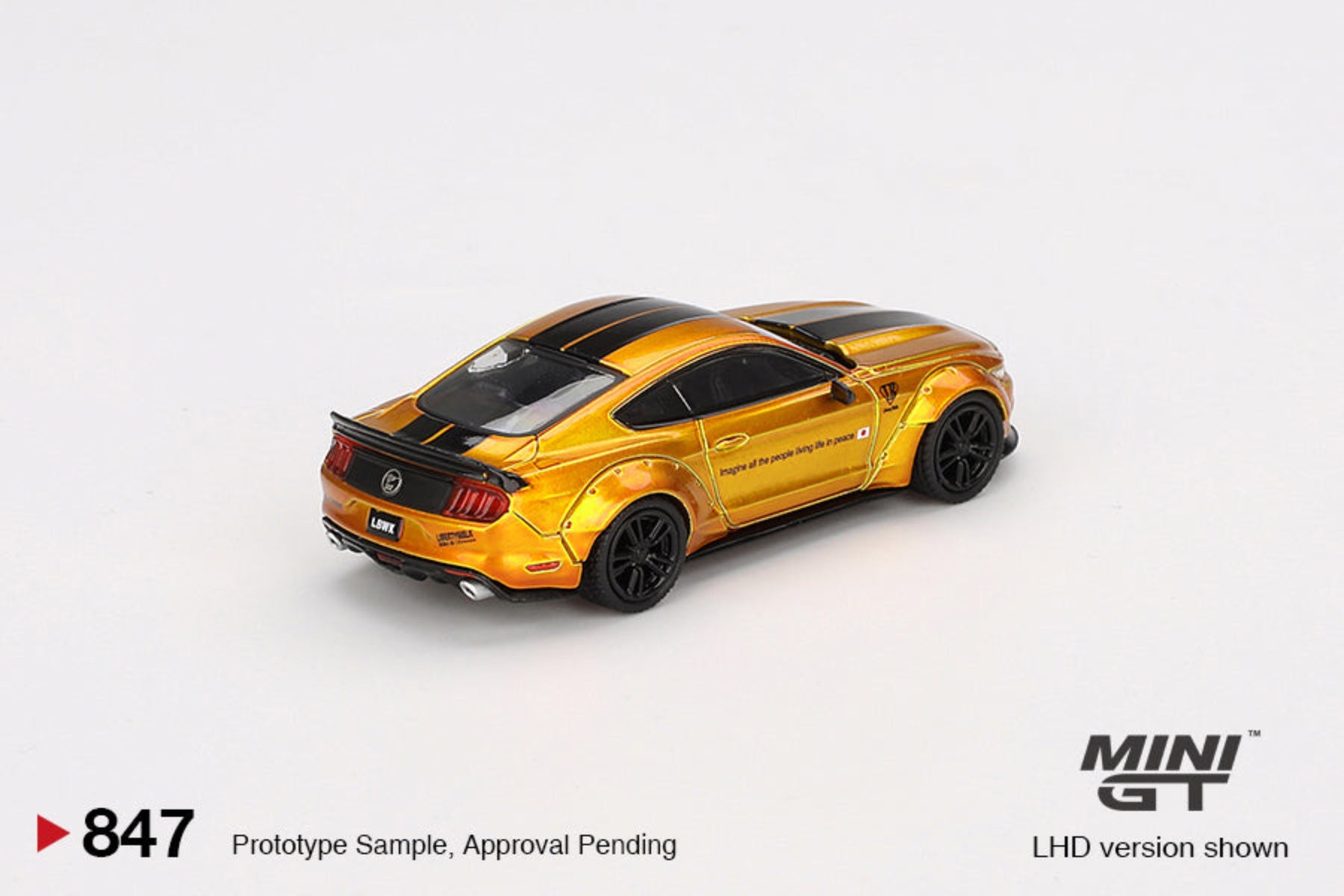 MINIGT 1:64 LB-WORKS FORD MUSTANG LB Gold MGT00847-BL – Horizon