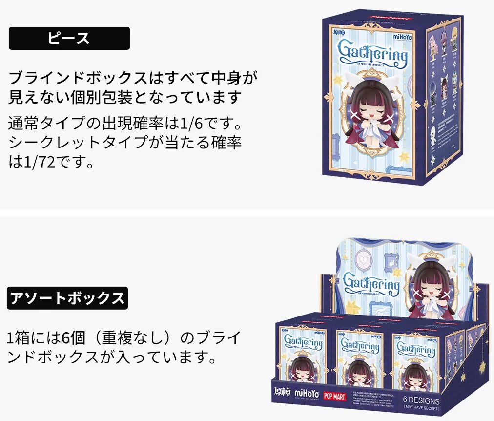 原神』より「Genshin Impact Gathering Chibi シリーズ フィギュア」が