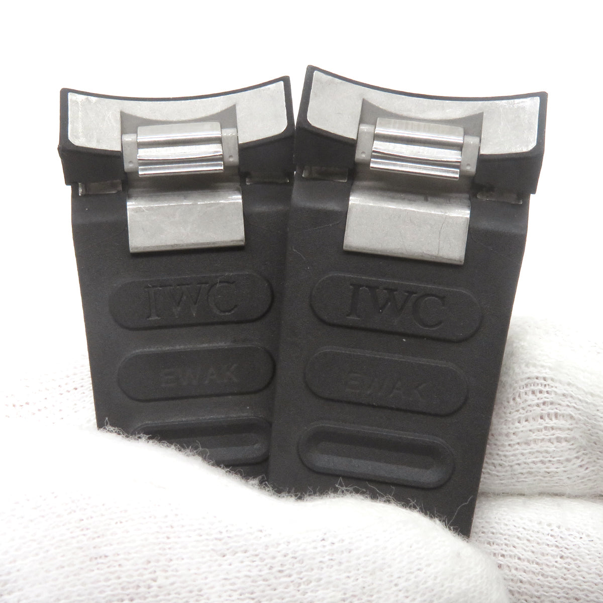 IWC IWC アクアタイマー用 ラバーバンド ブラック ラバー ステンレス