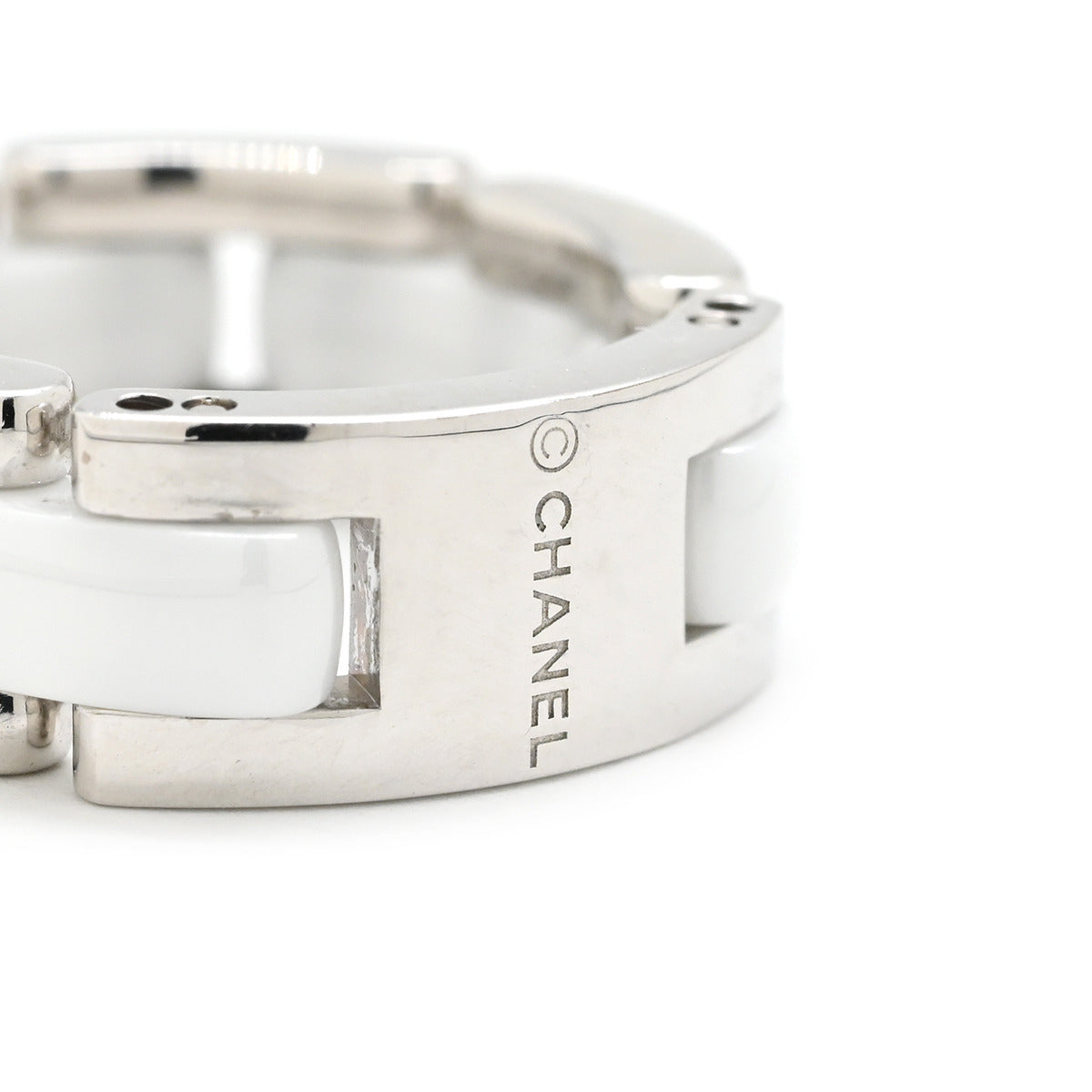 シャネル CHANEL ウルトラ コレクション MM ダイヤリング ホワイト